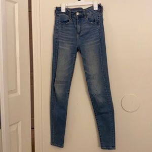 Skinny American Eagle high waisted jeans